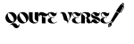 Qoute Verse